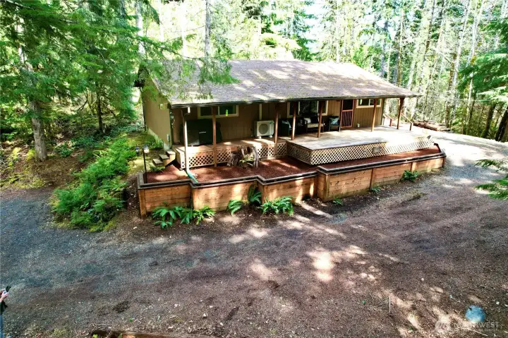 Large flower beds ready for Spring planting!