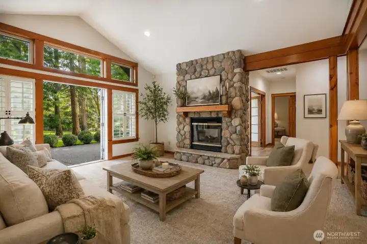 Virtually staged as a living room