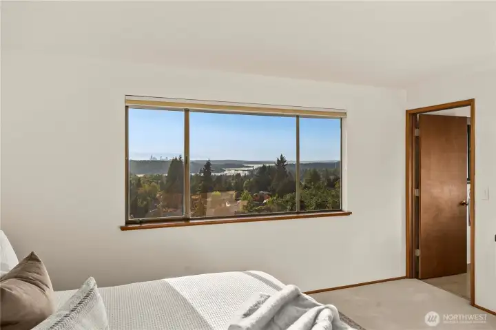 Stunning views from master suite