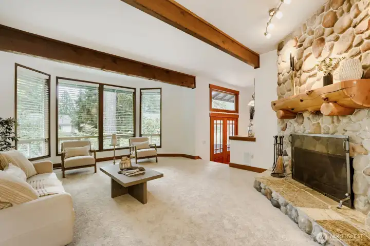 Window Seats in Main Living Room