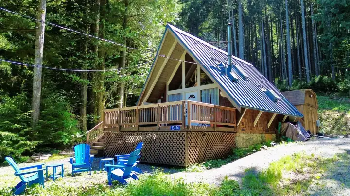Welcome to your turnkey A-frame retreat at Lake Cavanaugh!