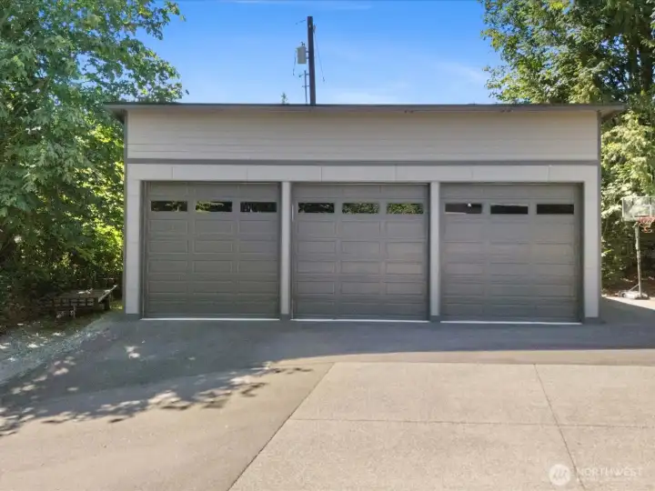 Spacious shop provides room for projects, storage, vehicles, or workspace needs Spacious shop provides room for projects, storage, vehicles, or workspace needs