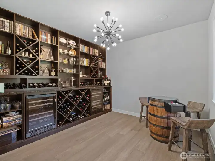 Custom wine room adds a luxurious touch and showcases your collection in style Custom wine room adds a luxurious touch and showcases your collection in style