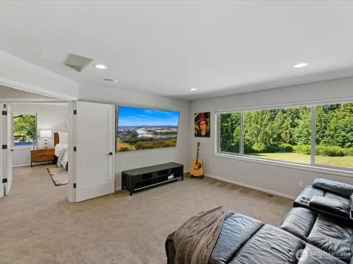 A closer look at the versatile bonus room, featuring abundant space for entertaining, relaxing, working from home, or pursuing your favorite hobbies A closer look at the versatile bonus room, featuring abundant space for entertaining, relaxing, working from home, or pursuing your favorite hobbies
