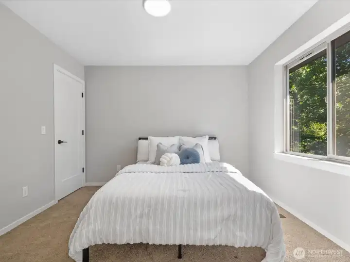 Second additional bedroom continues to offer flexibility for family, guests, or home office space Second additional bedroom continues to offer flexibility for family, guests, or home office space