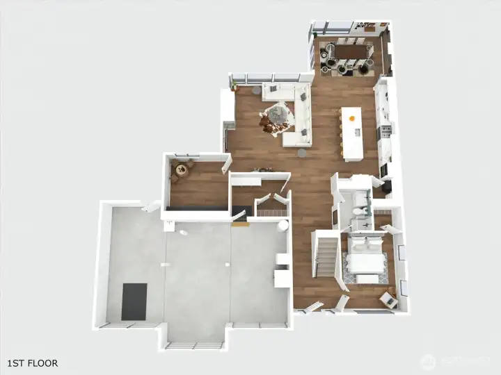 Main level floor plan thoughtfully designed for comfortable living, entertaining, and seamless indoor-outdoor flow Main level floor plan thoughtfully designed for comfortable living, entertaining, and seamless indoor-outdoor flow