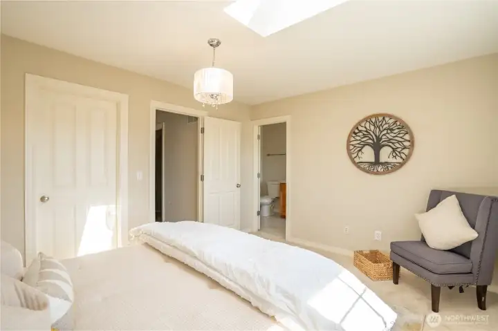 Primary Bedroom with walk-in closet