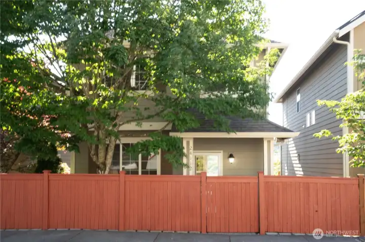 Front Entrance from the curb