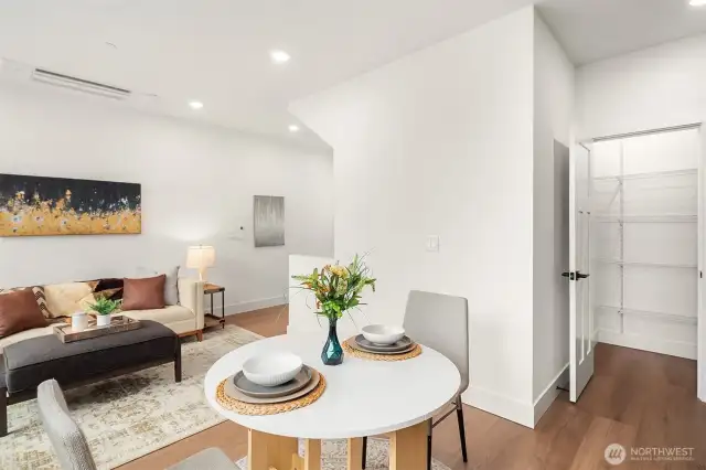Photo from model home with similar floor plan