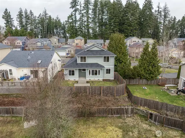 View of Home from Green Space