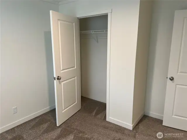 Second bedroom closet area.
