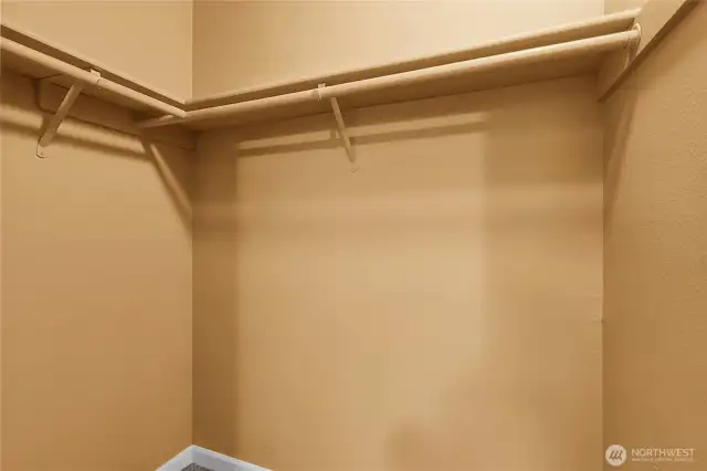 Each bedroom has a walk-in closet