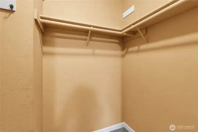 Each bedroom has a walk-in closet