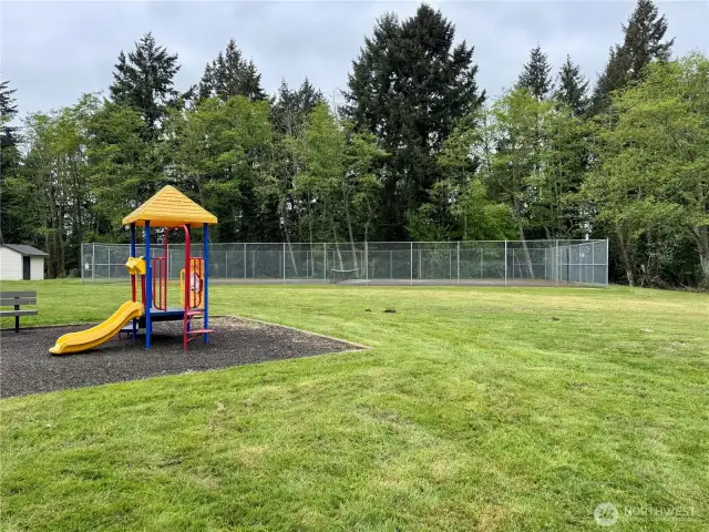 Community play area and sport court