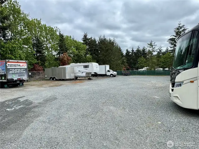 Community RV parking lot