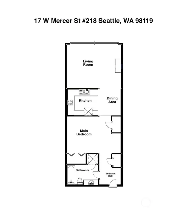 Tribeca #218 Floorplan