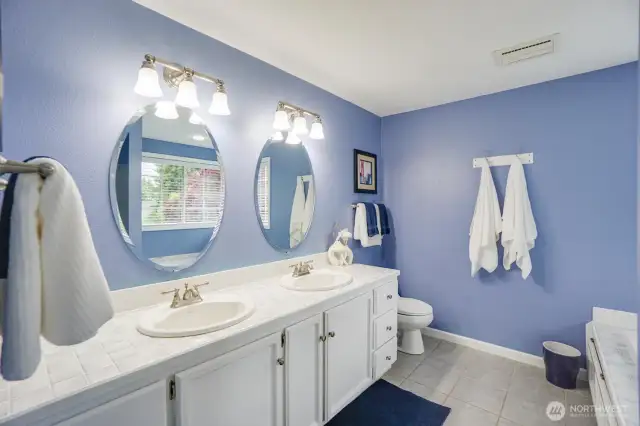 Owner's Suite Bathroom. Double Sinks