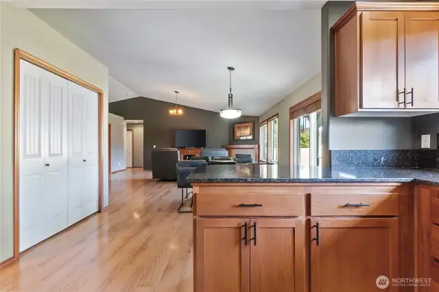 View of pantry from Kitchen