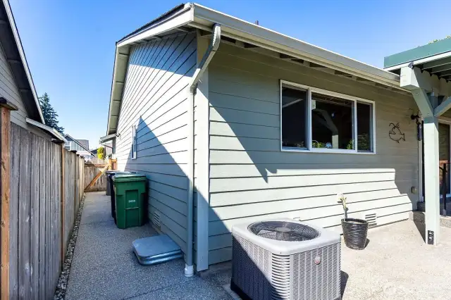 side of homewalkway