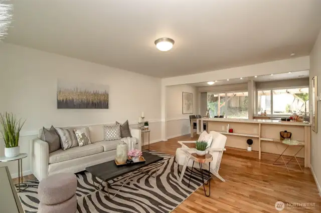 Spacious living area