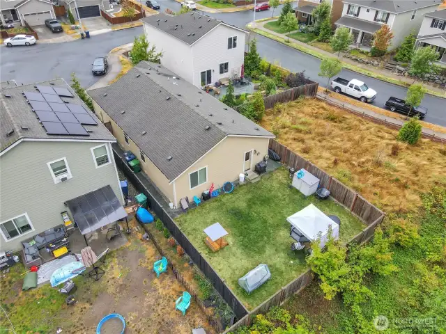 Perfect yard space for kids and pets