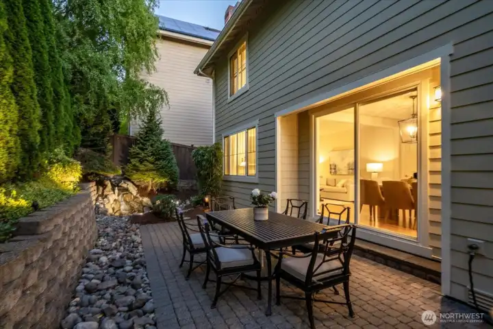 Paved areas are great for entertaining, BBQs! Easy to use and maintain!