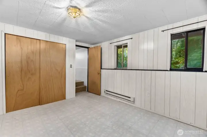 Lower level bedroom