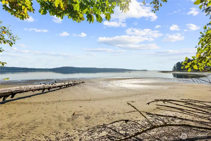 When is the last time you saw such a beautifully sandy beach in the PNW??