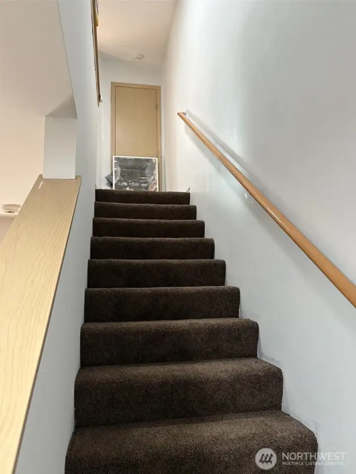 Stairs to second floor