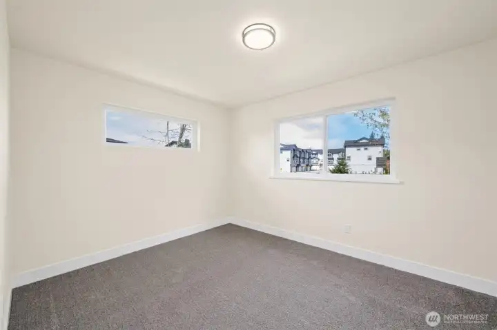 One of 2 upstairs bedrooms.