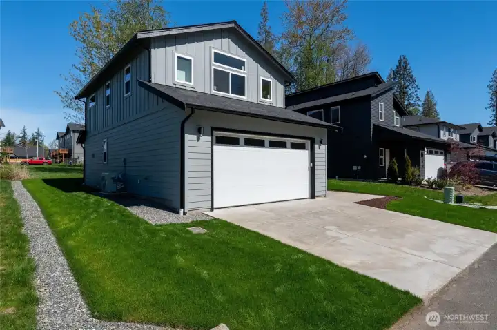 A beautiful new home in a newer neighborhood.