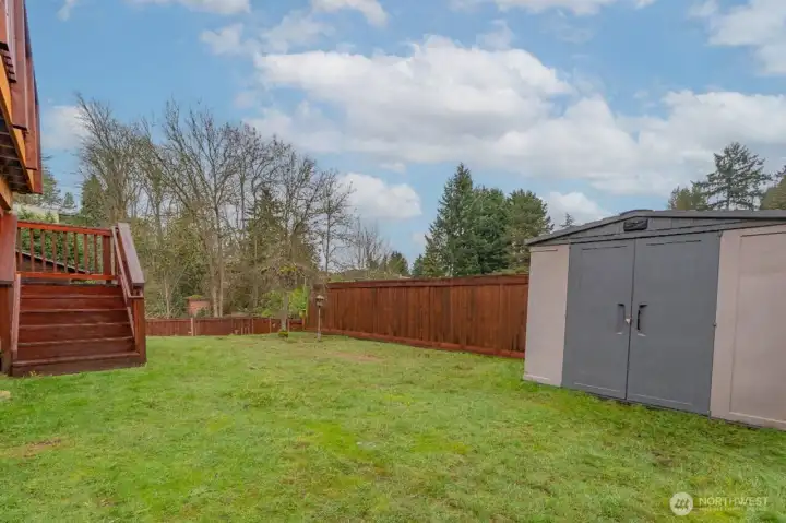 Backyard shed