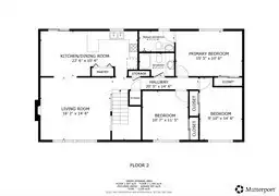 Main level floor plan