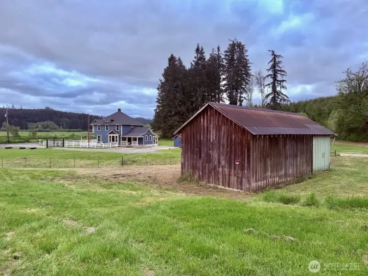 This barn is 20'x50' and has cement flooring and electric