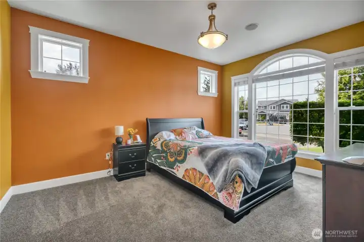 Office that is currently being used as 4th bedroom.
