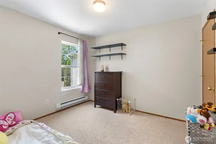 Good sized 3rd bedroom.