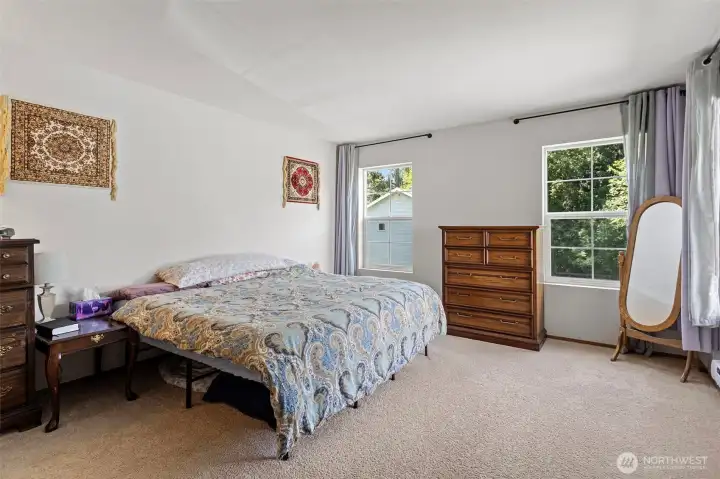 Light and spacious Primary Bedroom.