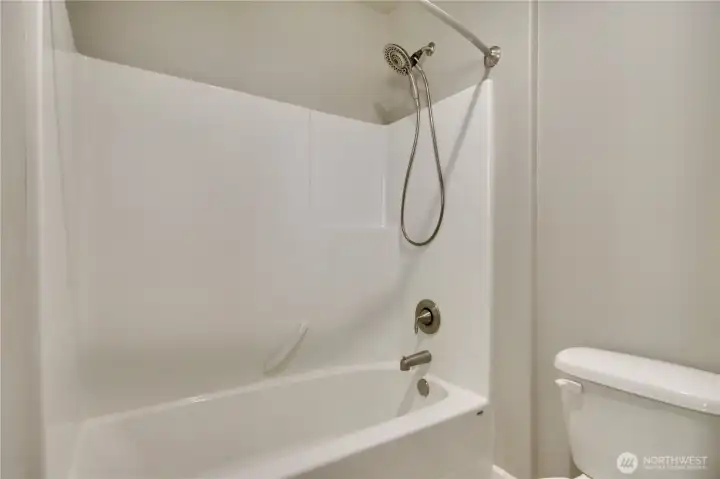 Upstairs guest bathroom