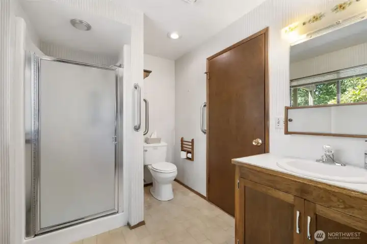 Three Quarter Main Level Bathroom Three Quarter Main Level Bathroom