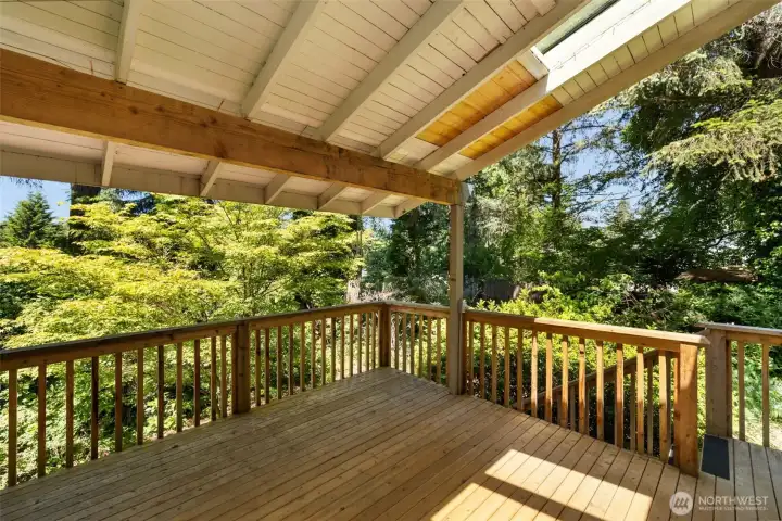 Large Covered Deck Large Covered Deck