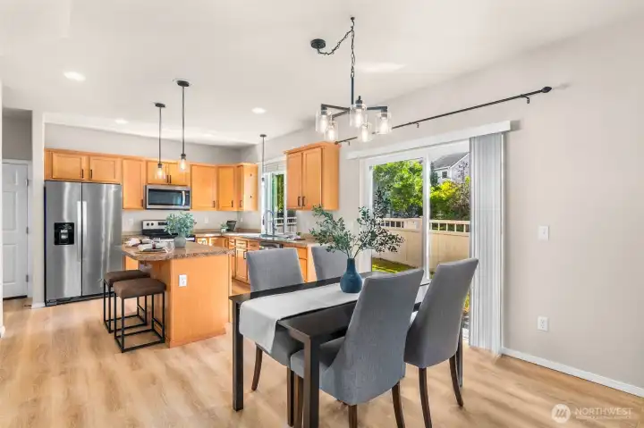 Open floor plan Open floor plan