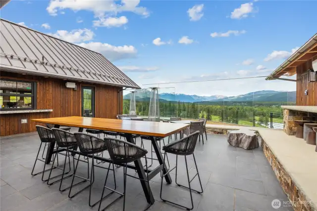 Outdoor dining at its best!
