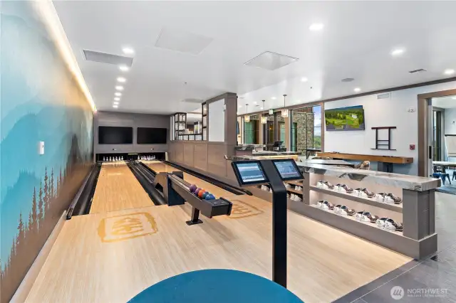 Duck Pin bowling.