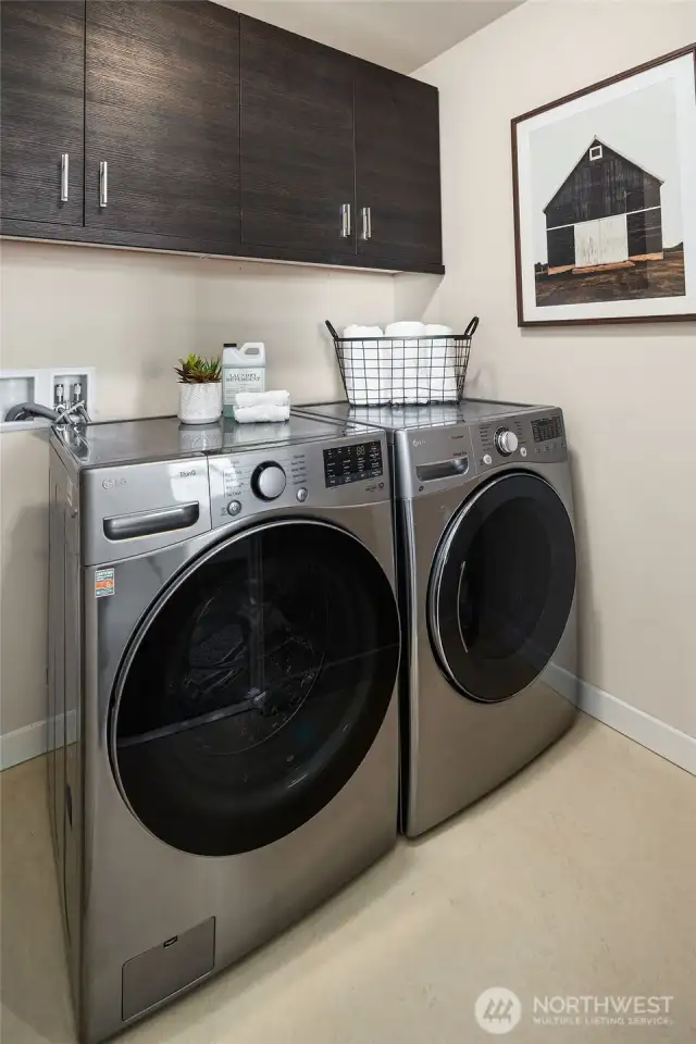 Laundry room on upper floor