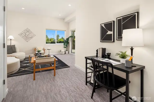 Entry level living room