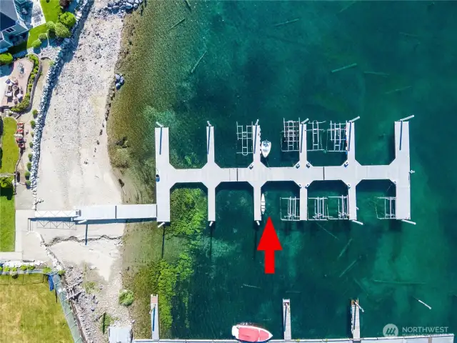 Community Dock Private Boat Slips
