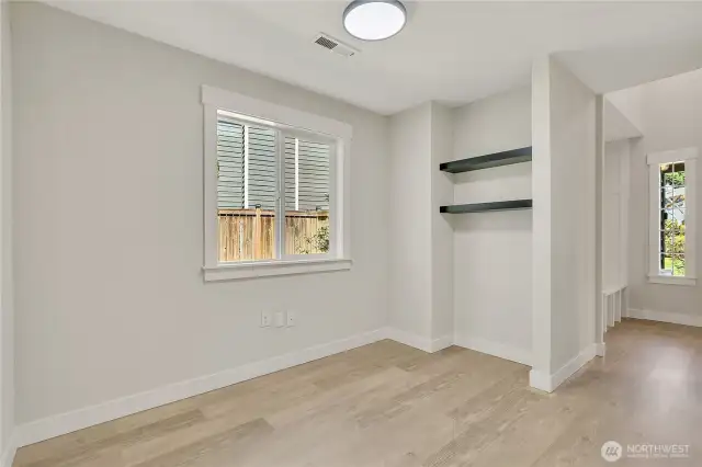 Office area with no furniture.