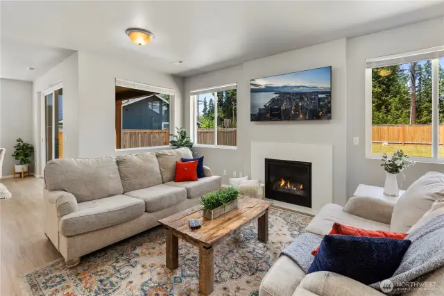 Expansive windows and open-concept living make this space perfect for relaxing or entertaining