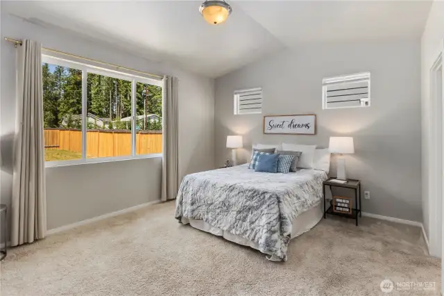 This spacious and serene primary suite!