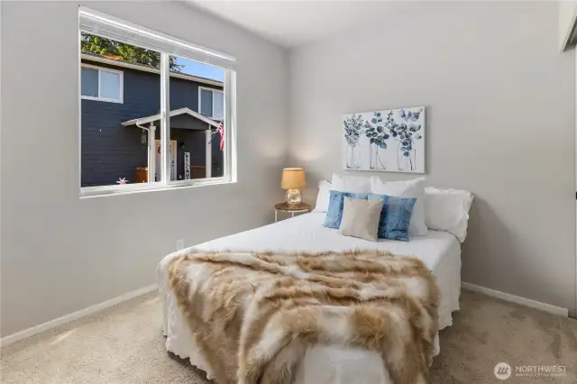 Generously sized third bedroom with plenty of natural light.